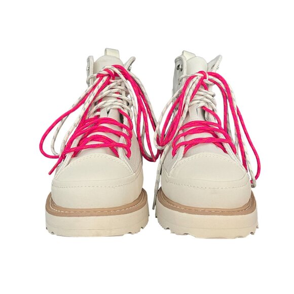 Converse Chuck Taylor Crafted High Top Boots Off White Pink, Size 10 (W) NWOB - Picture 2 of 10